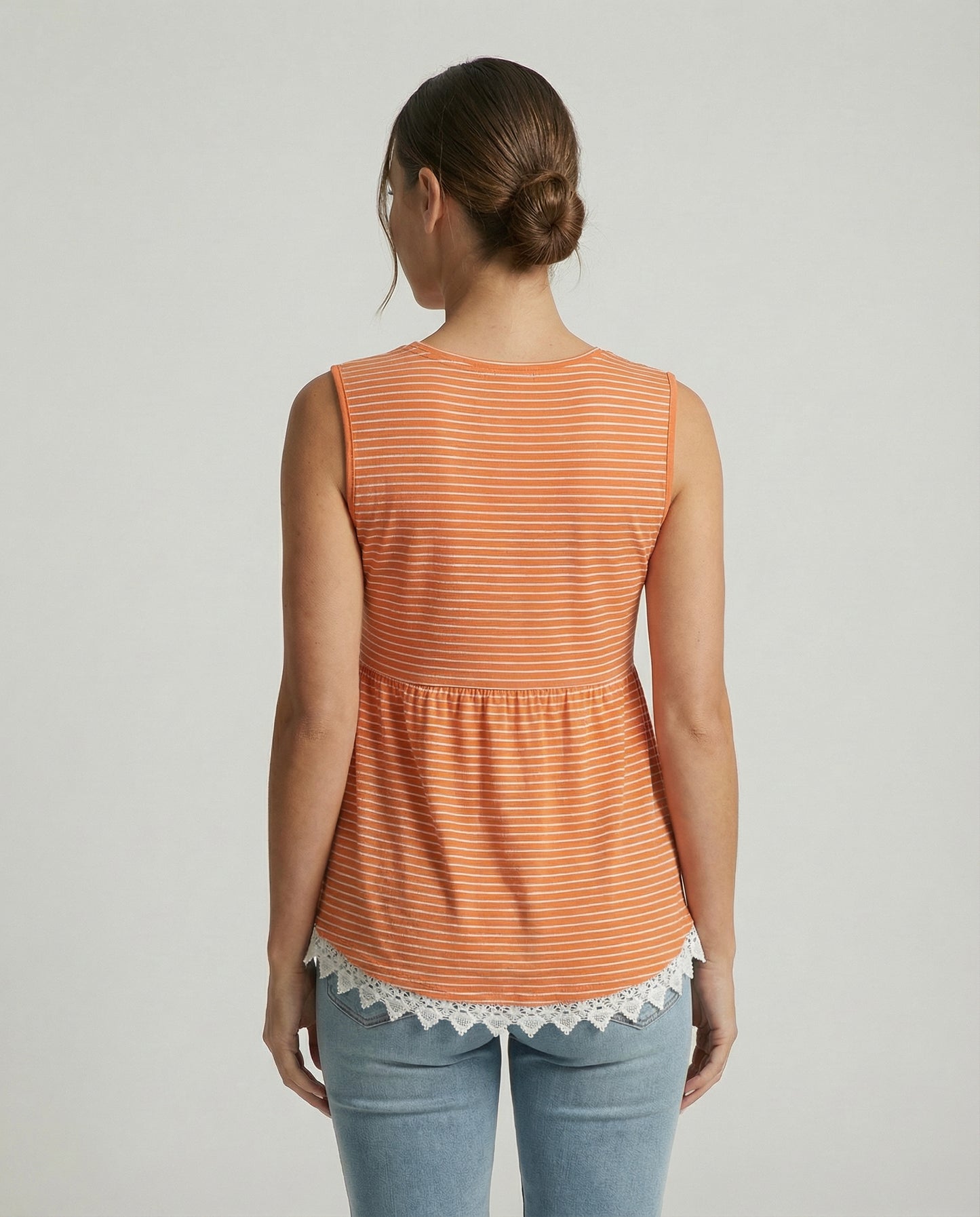 Amelia Lace Trim Tank