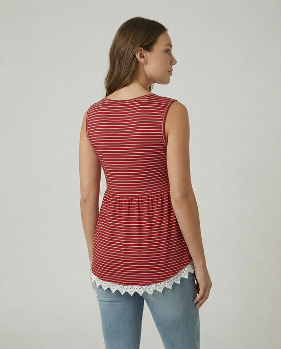 Amelia Lace Trim Tank