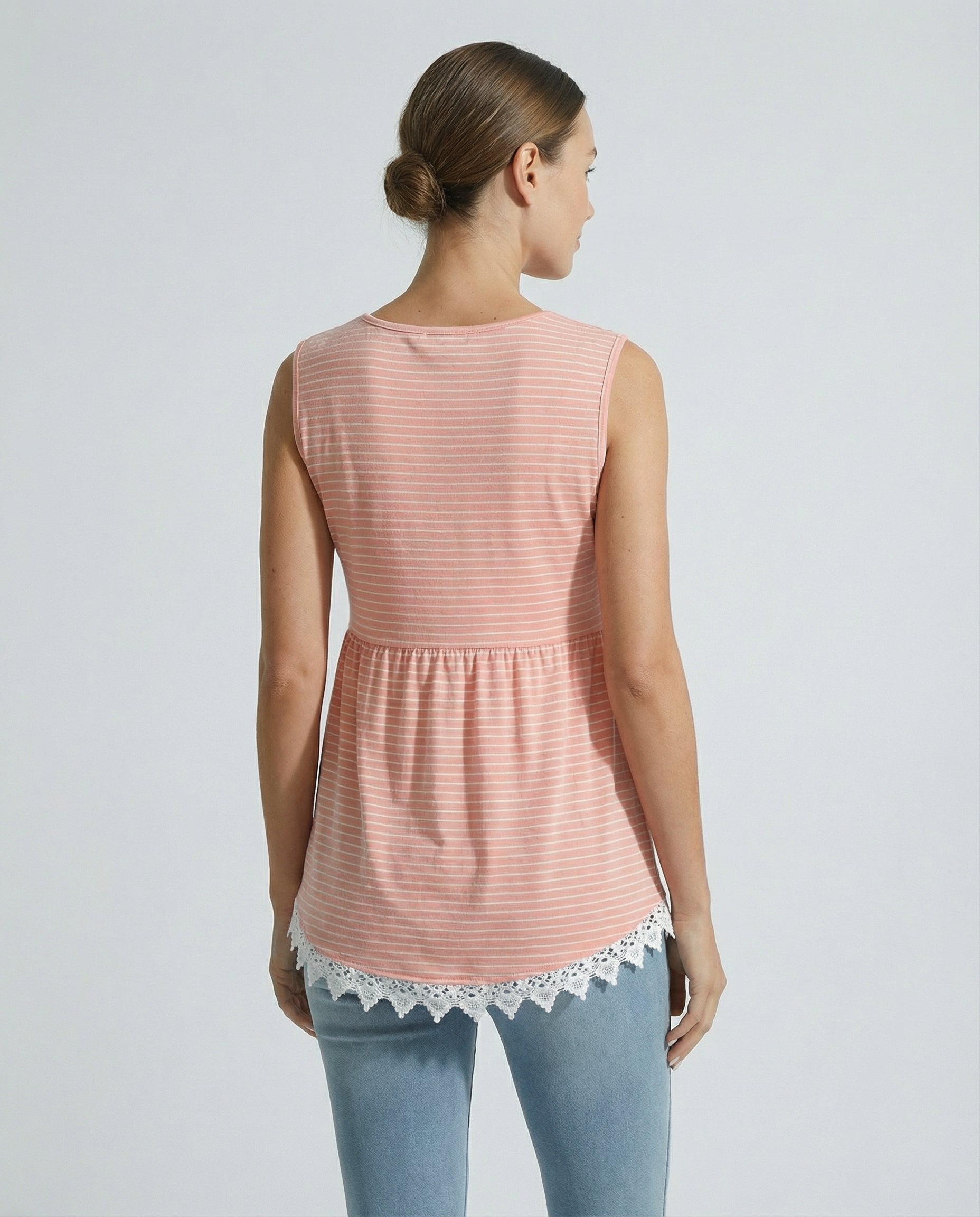 Amelia Lace Trim Tank