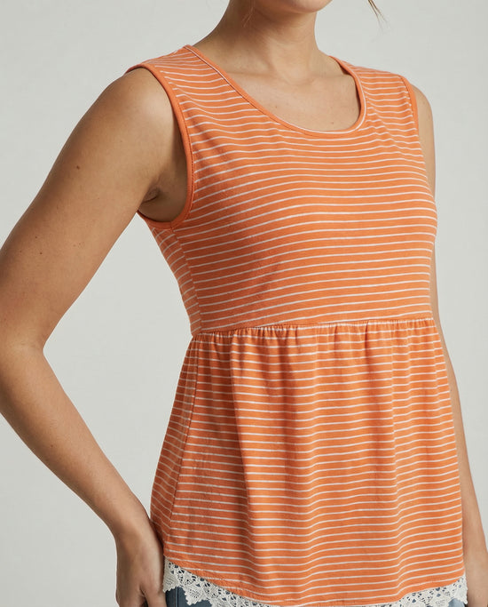 Amelia Lace Trim Tank