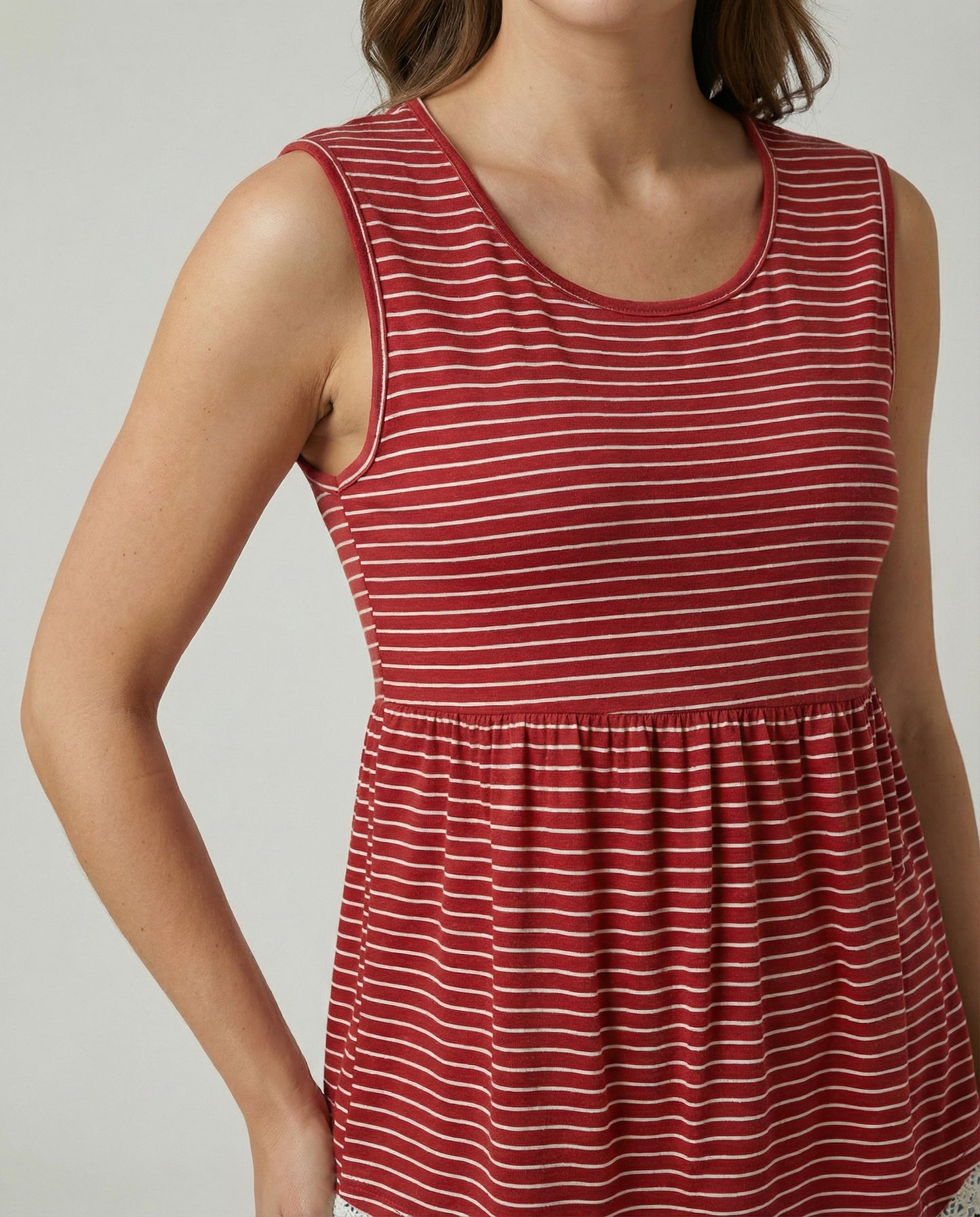 Amelia Lace Trim Tank