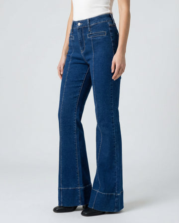 Center Seam Flare Jeans