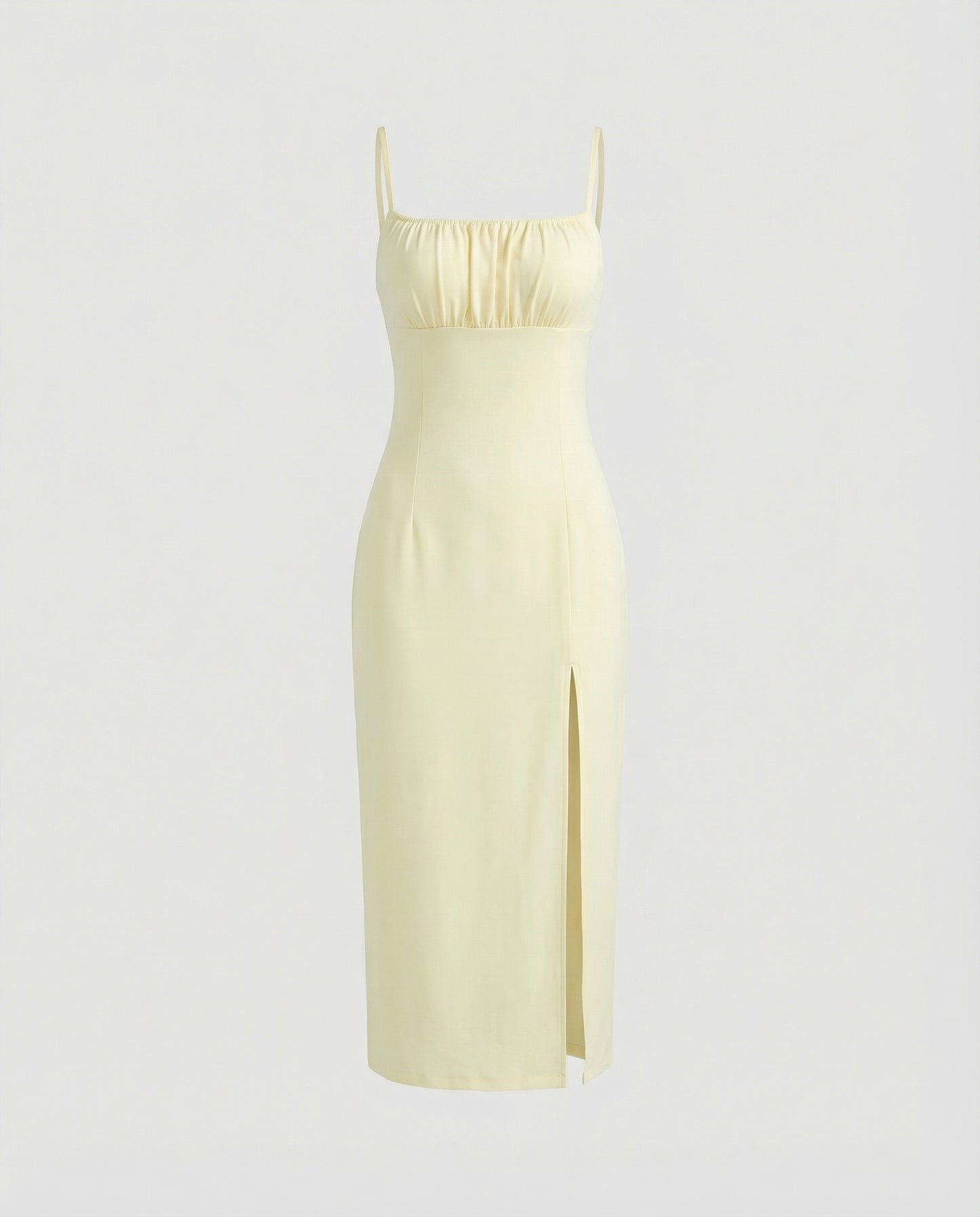 Elara Bloom Slit Dress