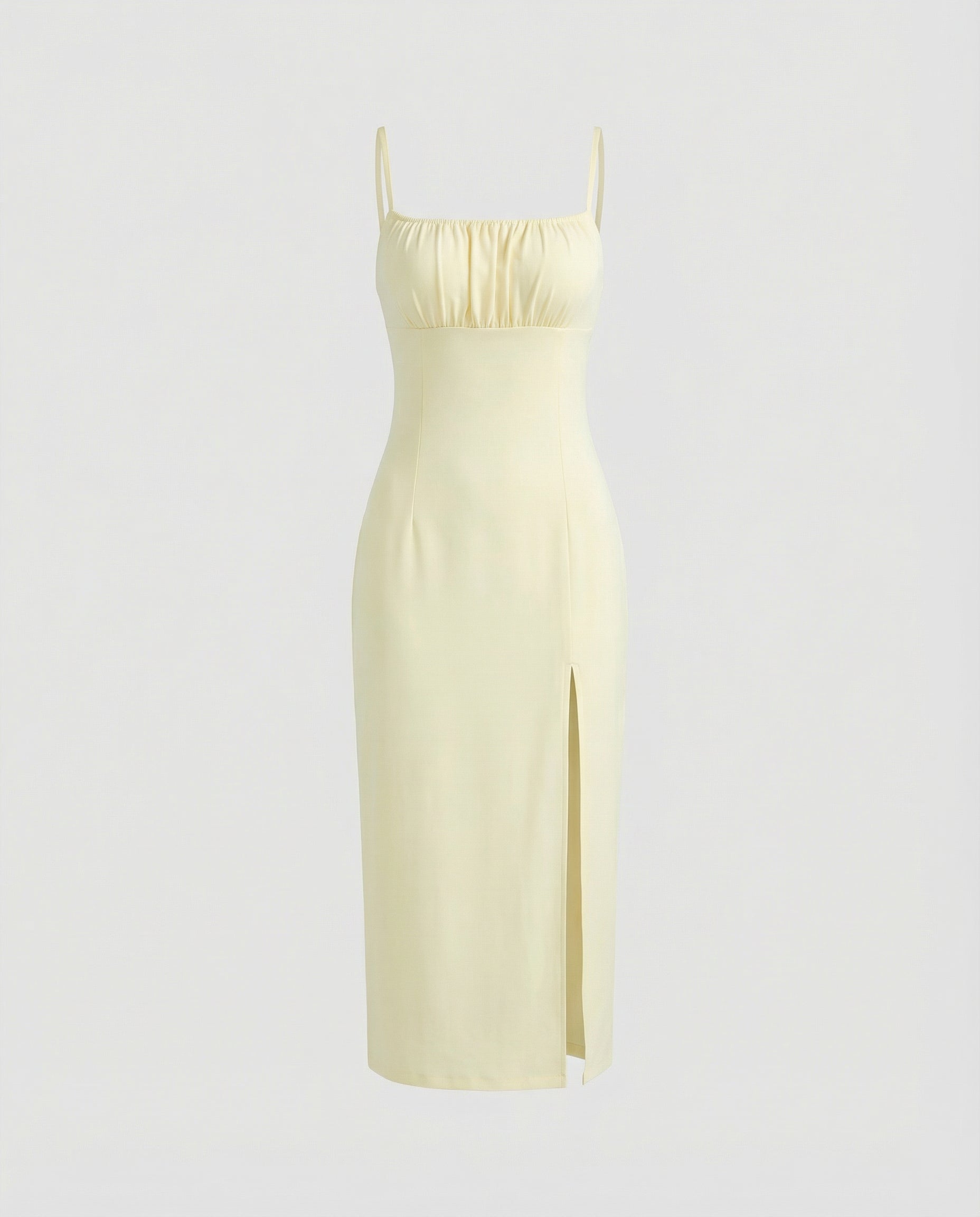 Elara Bloom Slit Dress