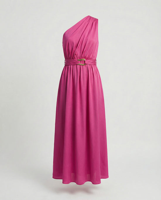 Elara Drape Midi Dress