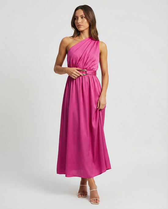 Elara Drape Midi Dress