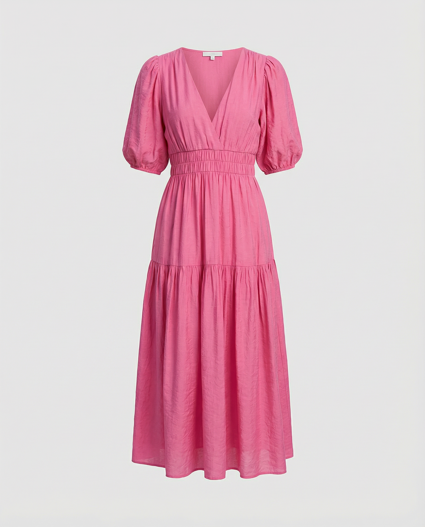 Camellia V-Neck Midi Dress