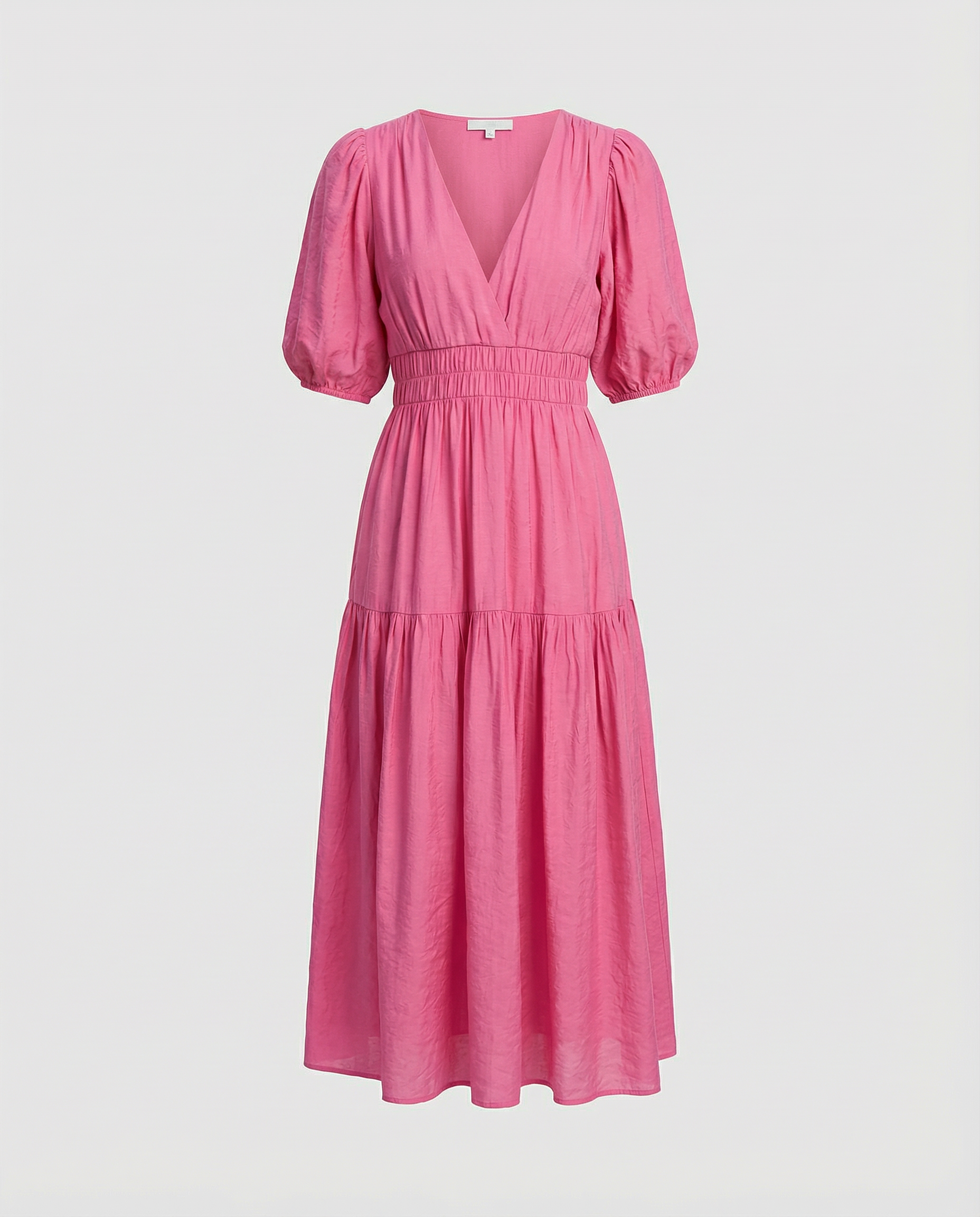 Camellia V-Neck Midi Dress