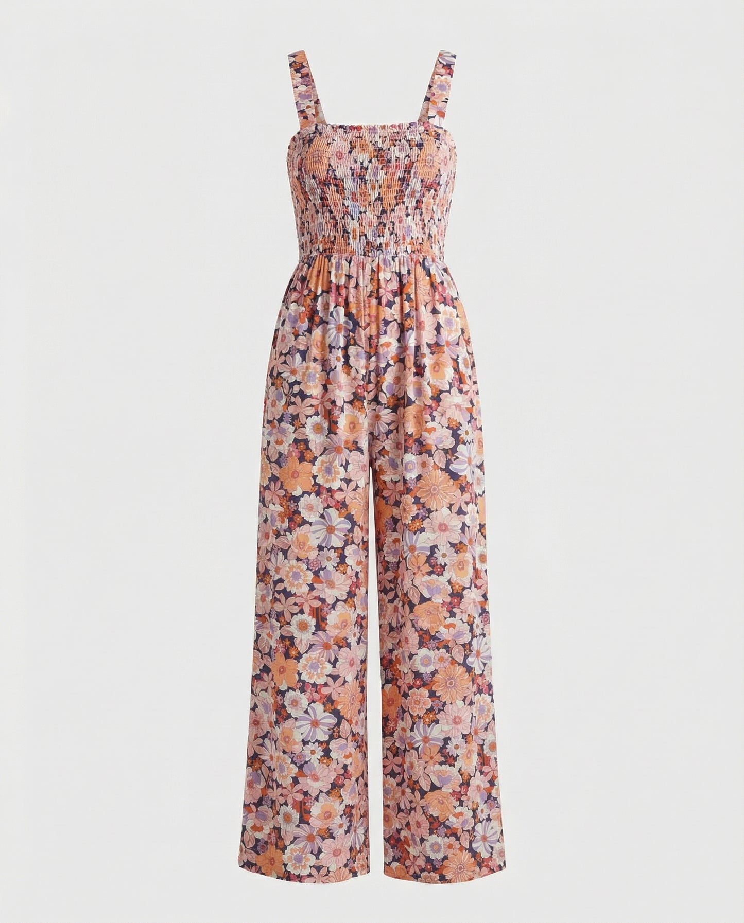 Harvest Bloom Smocked Jumpsuit