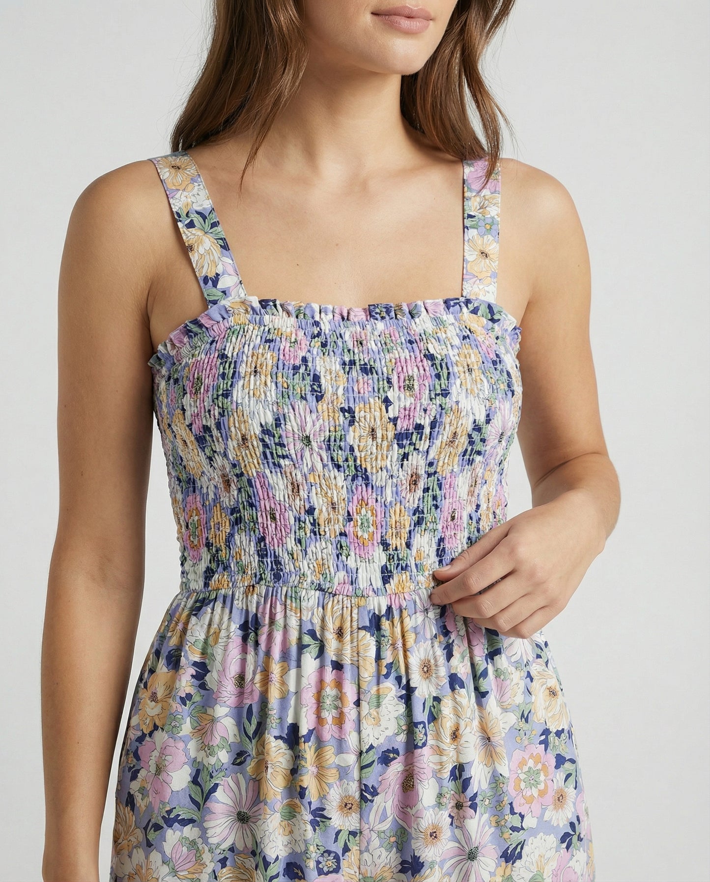 Harvest Bloom Smocked Jumpsuit