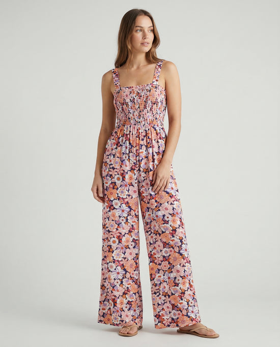 Harvest Bloom Smocked Jumpsuit