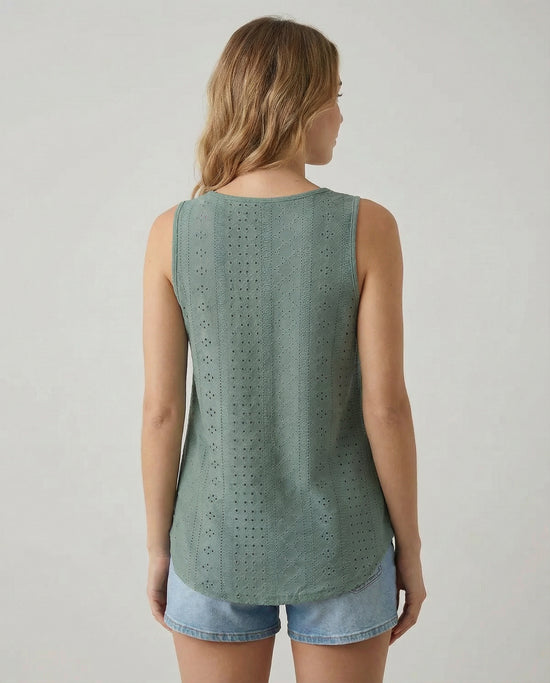 Isla Eyelet Scoop Tank
