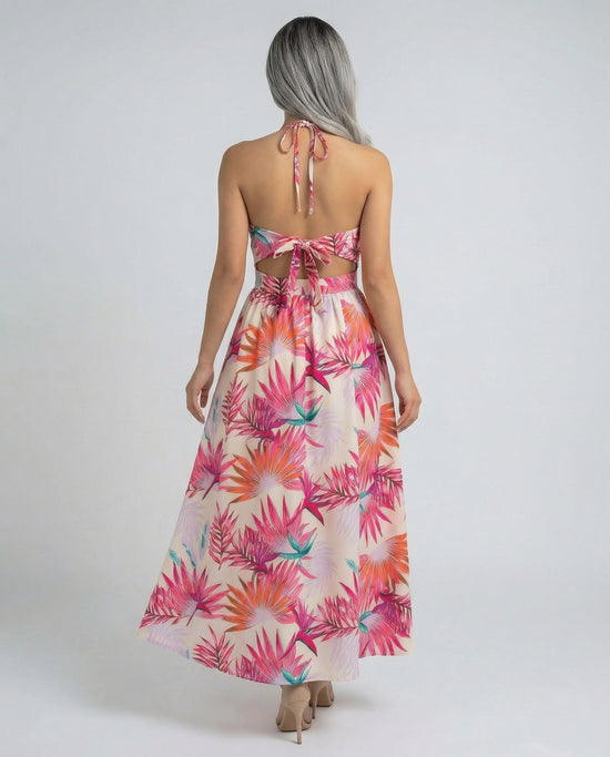 Maris Bloom Backless Maxi Dress