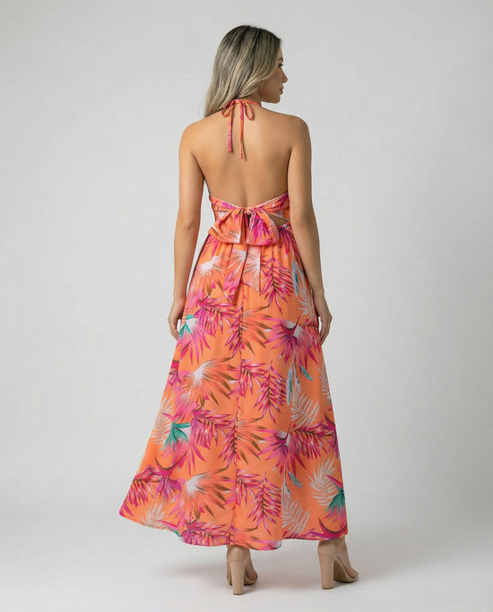 Maris Bloom Backless Maxi Dress