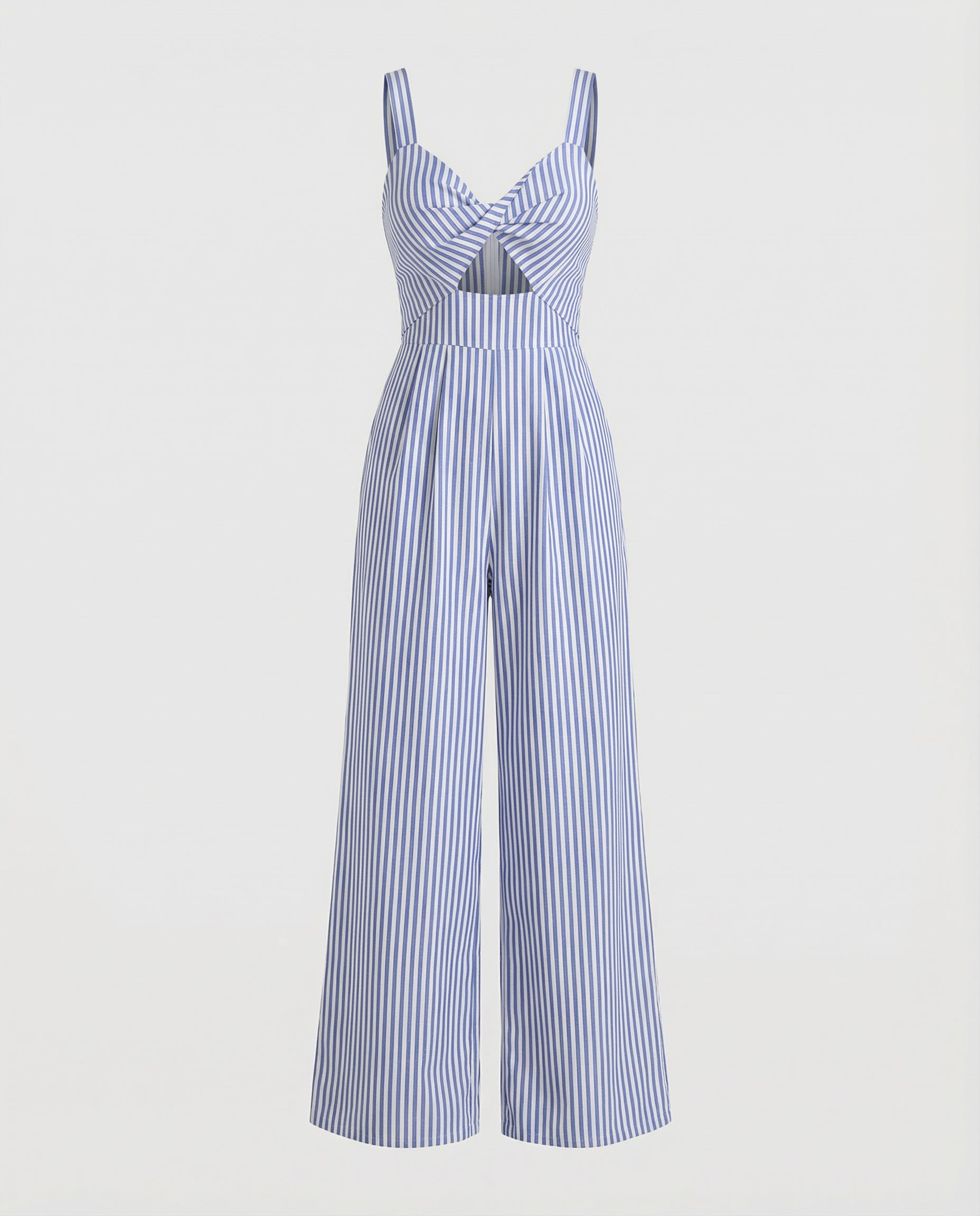 Maris Stripe Cutout Jumpsuit