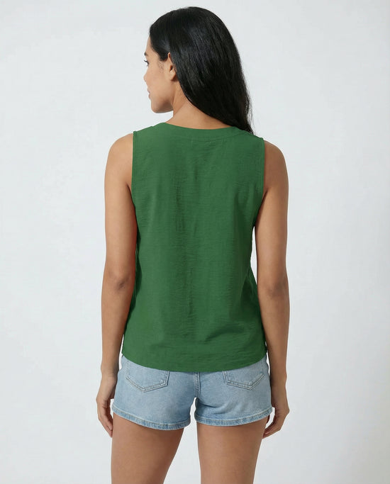 Marisol Curve V-Neck Tank
