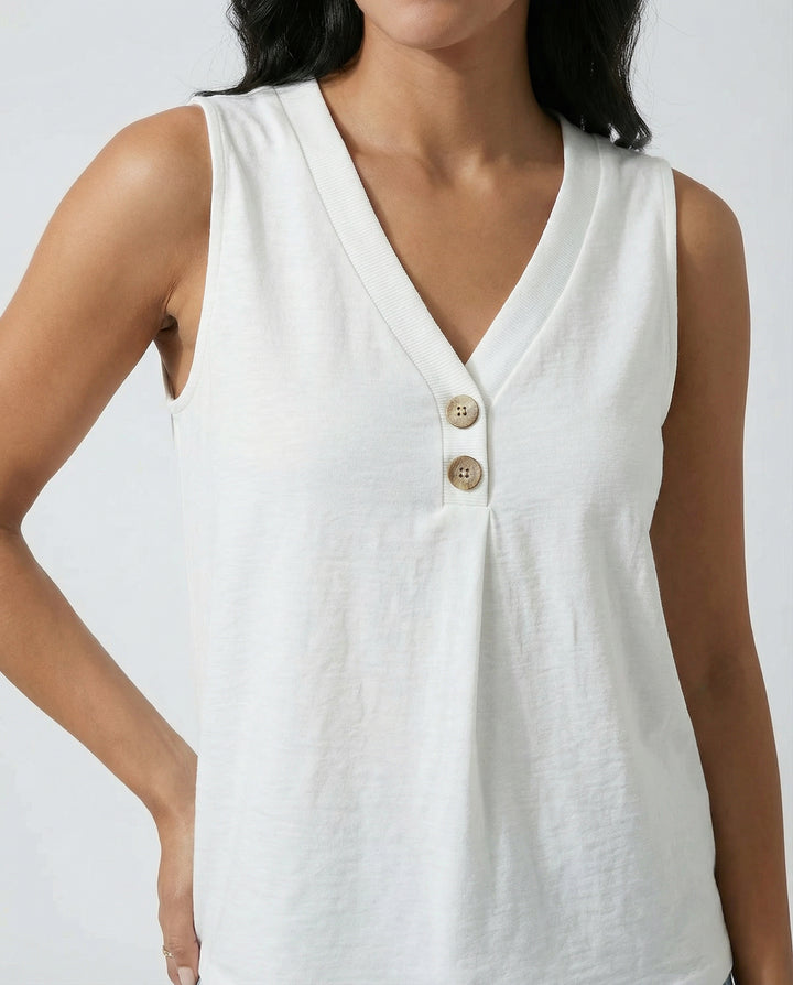 Marisol Curve V-Neck Tank