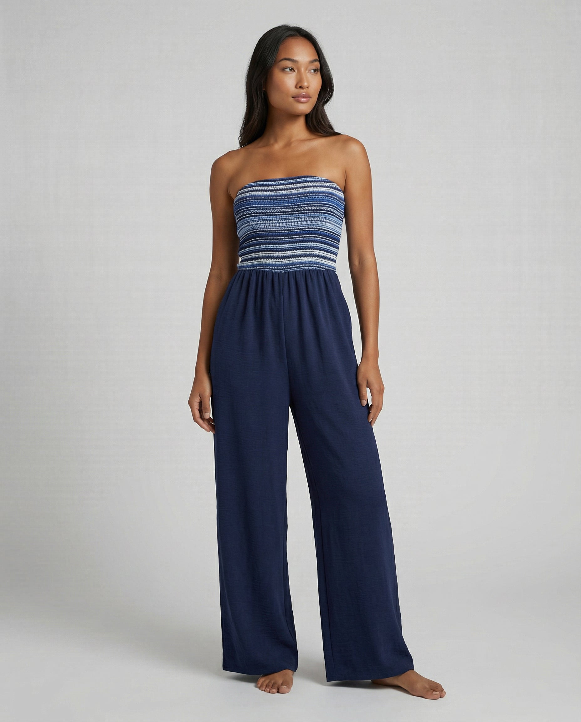 Midnight Tide Tube Jumpsuit