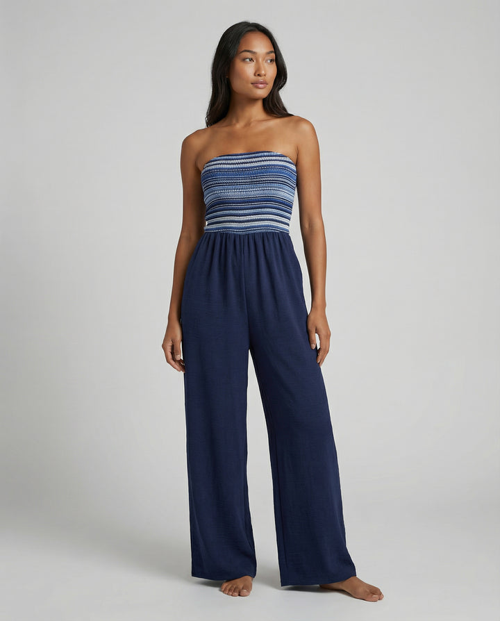 Midnight Tide Tube Jumpsuit