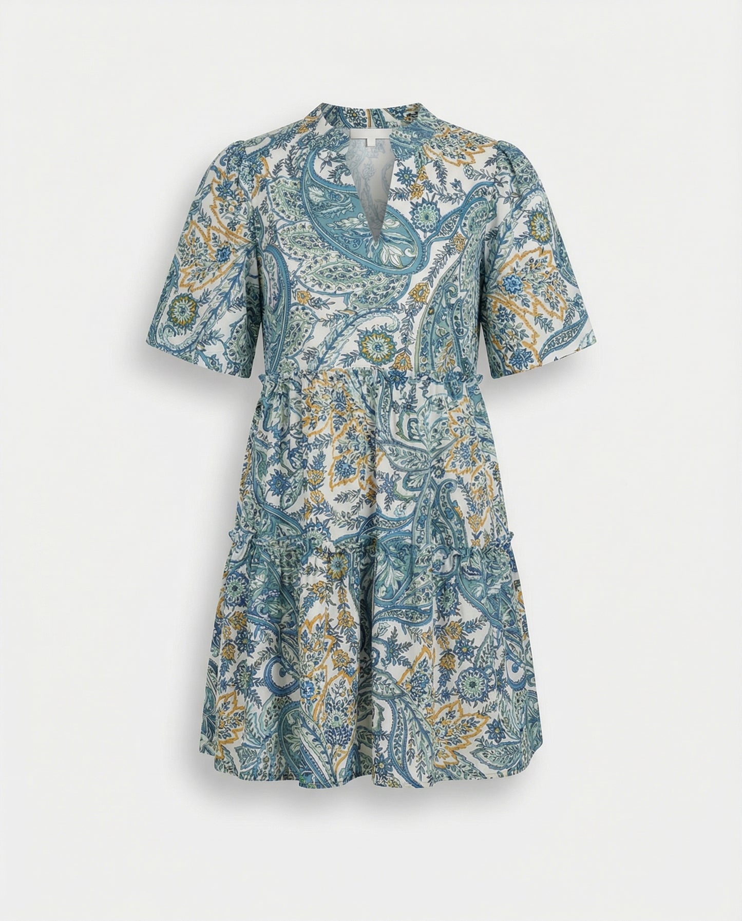 Paisley Floral Mini Dress