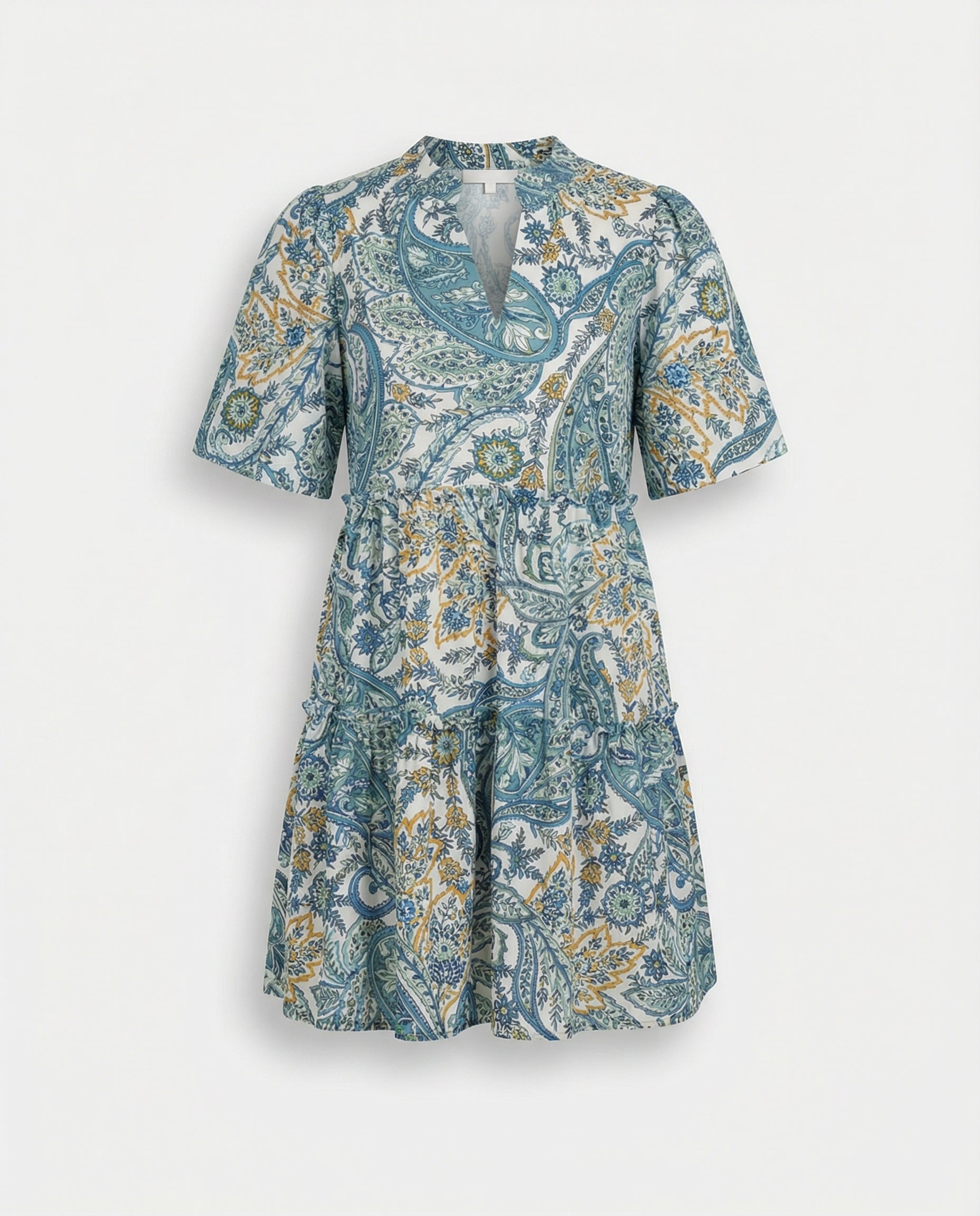 Paisley Floral Mini Dress