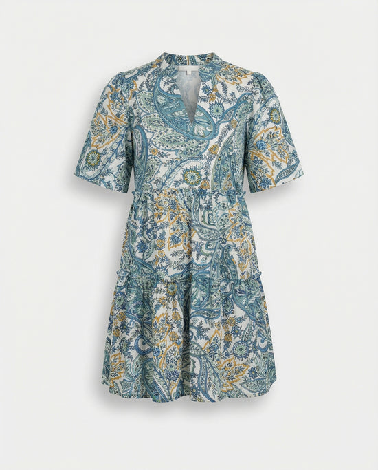 Paisley Floral Mini Dress