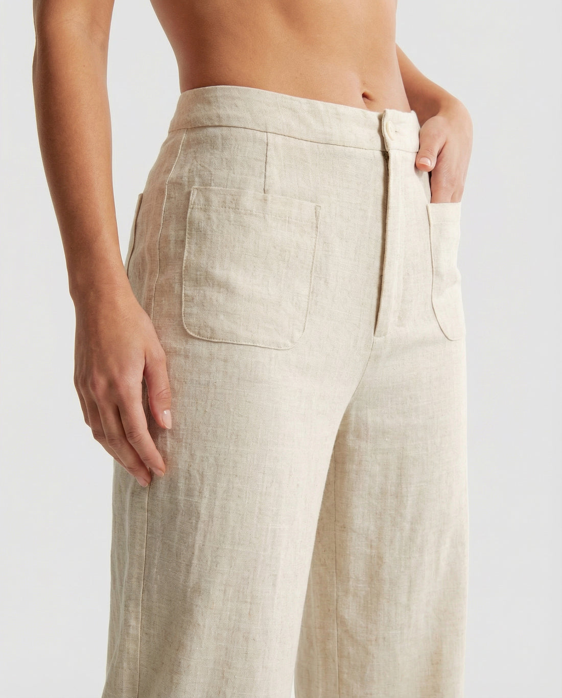 Sandstone Wide Leg Pants