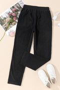 Drawstring Straight Pants with Pockets - CELIVINE