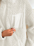 Ivy Lane Zip Up Long Sleeve Fuzzy Jacket - CELIVINE