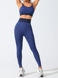 Scoop Neck Cami and High Waist Leggings Active Set - CELIVINE