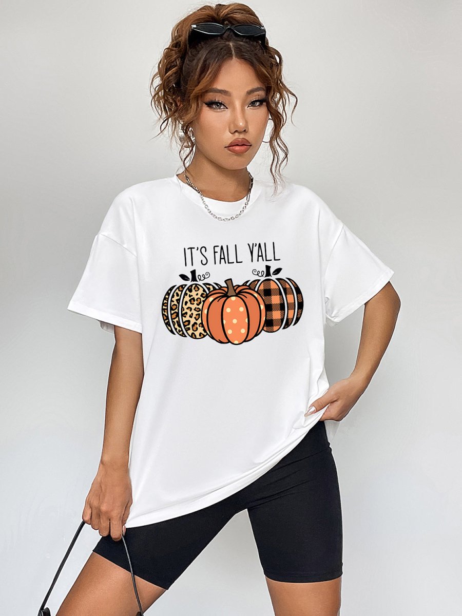 IT'S FALL Y'ALL Graphic T-Shirt - CELIVINE