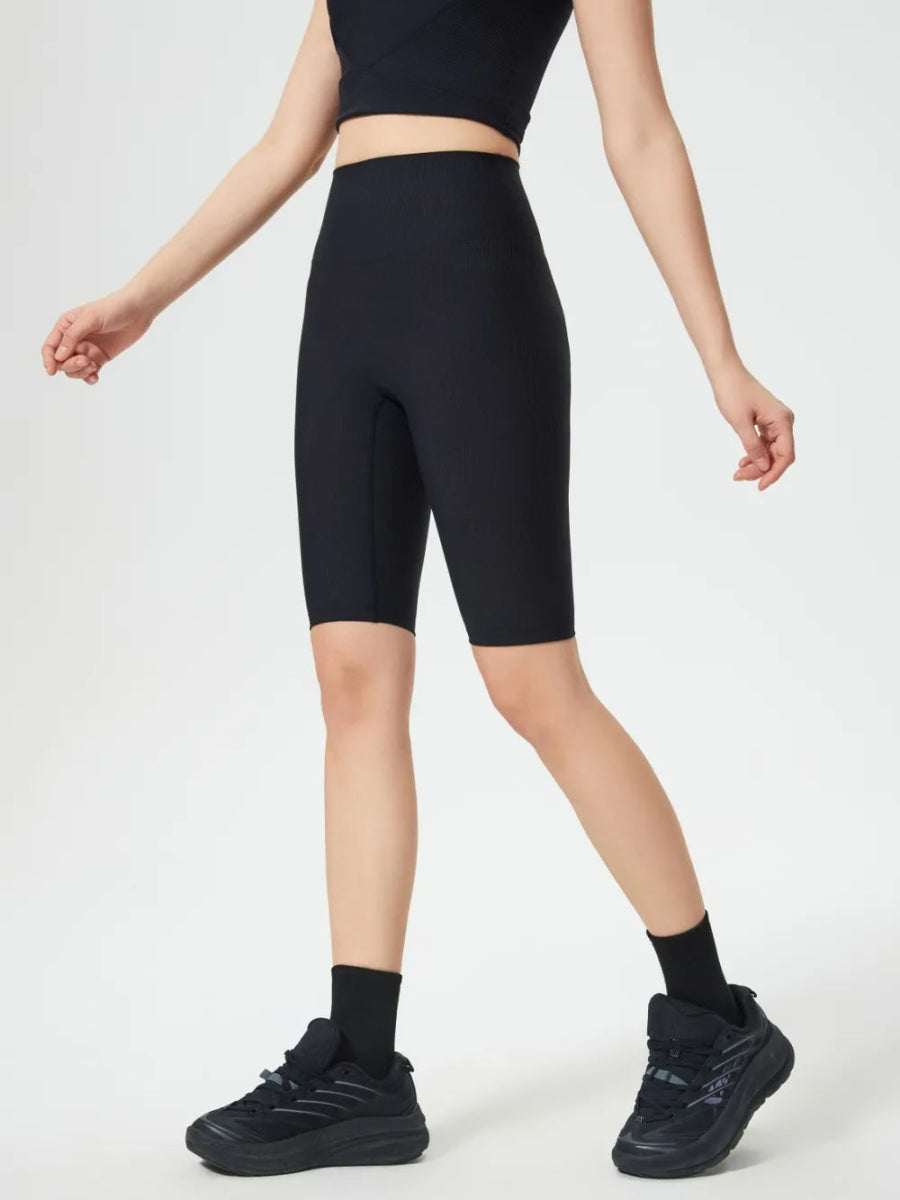High Waist Active Shorts - CELIVINE