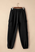 Pocketed Elastic Waist Active Joggers - CELIVINE
