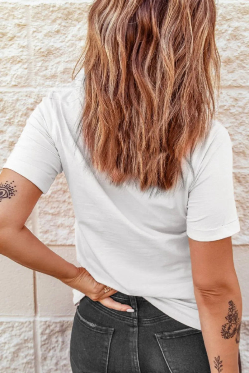 Western Aztec Horse Graphic Tee - CELIVINE