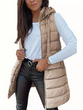 Zip Up Hooded Winter Coat - CELIVINE