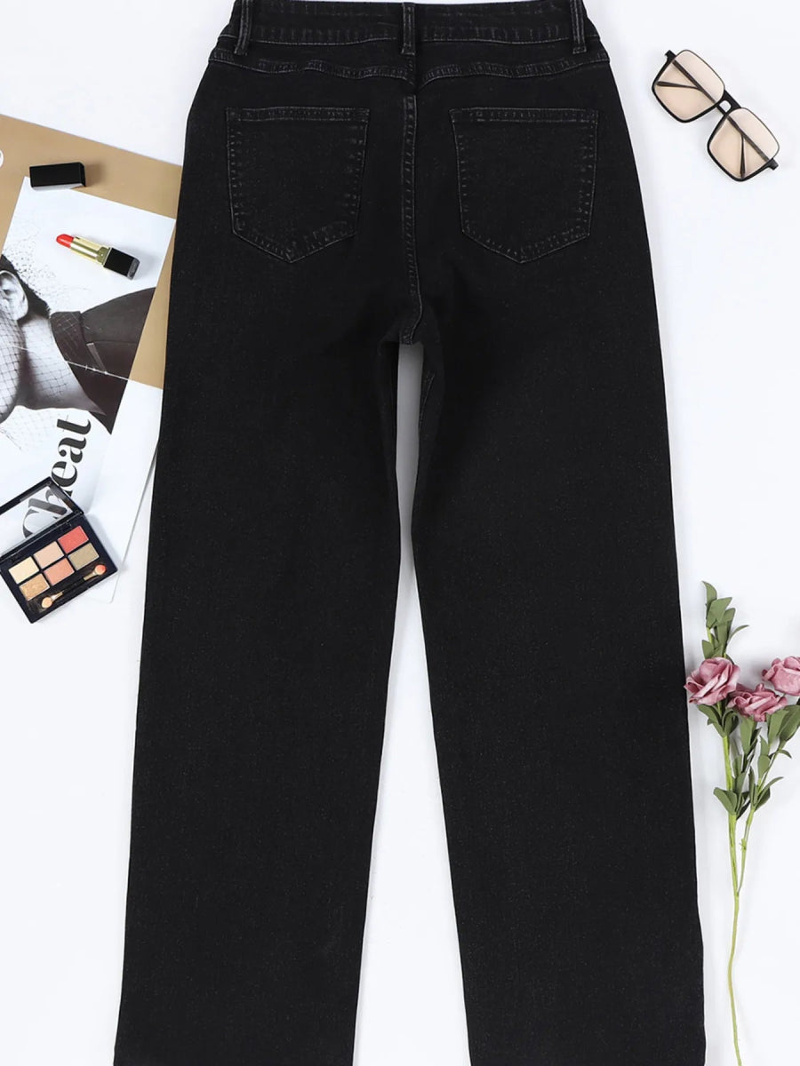 Wide Leg Jeans - CELIVINE