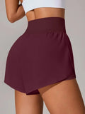 Pocketed High Waist Active Shorts - CELIVINE