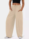 Drawstring Wide Leg Pants - CELIVINE