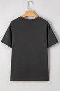 RISE WITH THE SUN Graphic Round Neck Short Sleeve T-Shirt - CELIVINE
