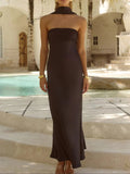 Tube Mermaid Maxi Dress - CELIVINE
