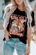 WILD WEST COWBOYS Graphic Tee Shirt - CELIVINE