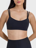 Scoop Neck Double Strap Active Cami - CELIVINE