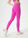 Wide Waistband Active Leggings - CELIVINE