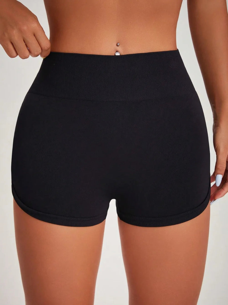 High Waist Active Shorts - CELIVINE