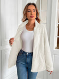 Ivy Lane Zip Up Long Sleeve Fuzzy Jacket - CELIVINE