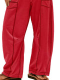Drawstring Wide Leg Pants - CELIVINE