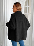 Ivy Lane Zip Up Long Sleeve Fuzzy Jacket - CELIVINE