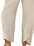 Elastic Waist Pants - CELIVINE