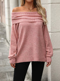 Turtleneck Long Sleeve Sweater - CELIVINE