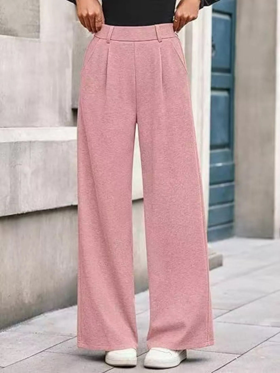 Wide - Leg Pants - CELIVINE
